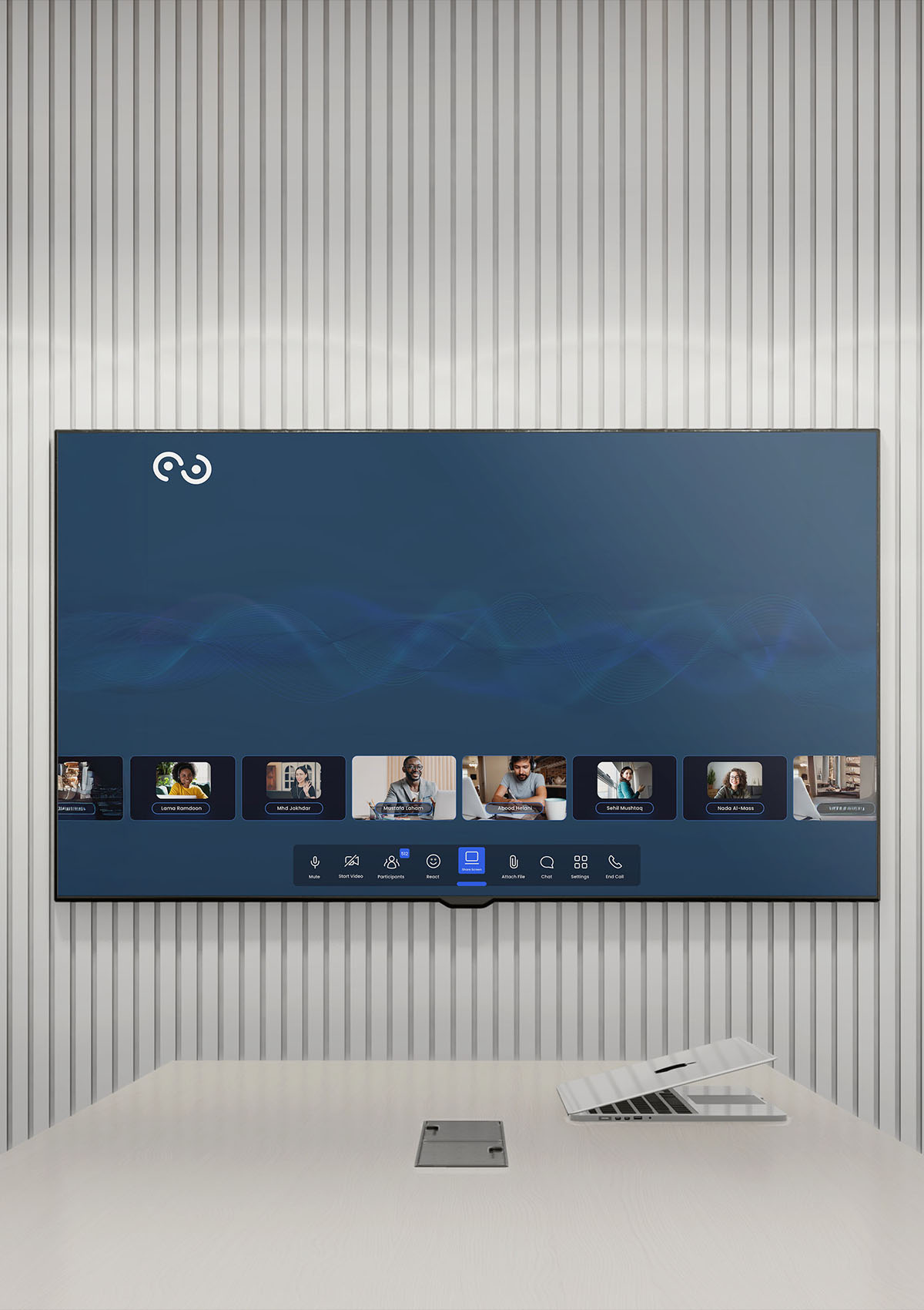 MetaConnect Audio Conference Screen By Nexlla Creative Agency